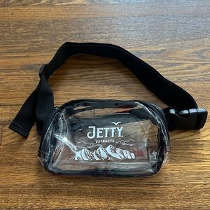 Clear Black Waist Bag